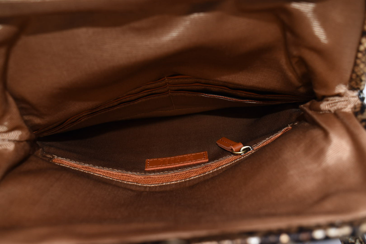 HOBO Lauren Wristlet Wallet in Golden Snake
