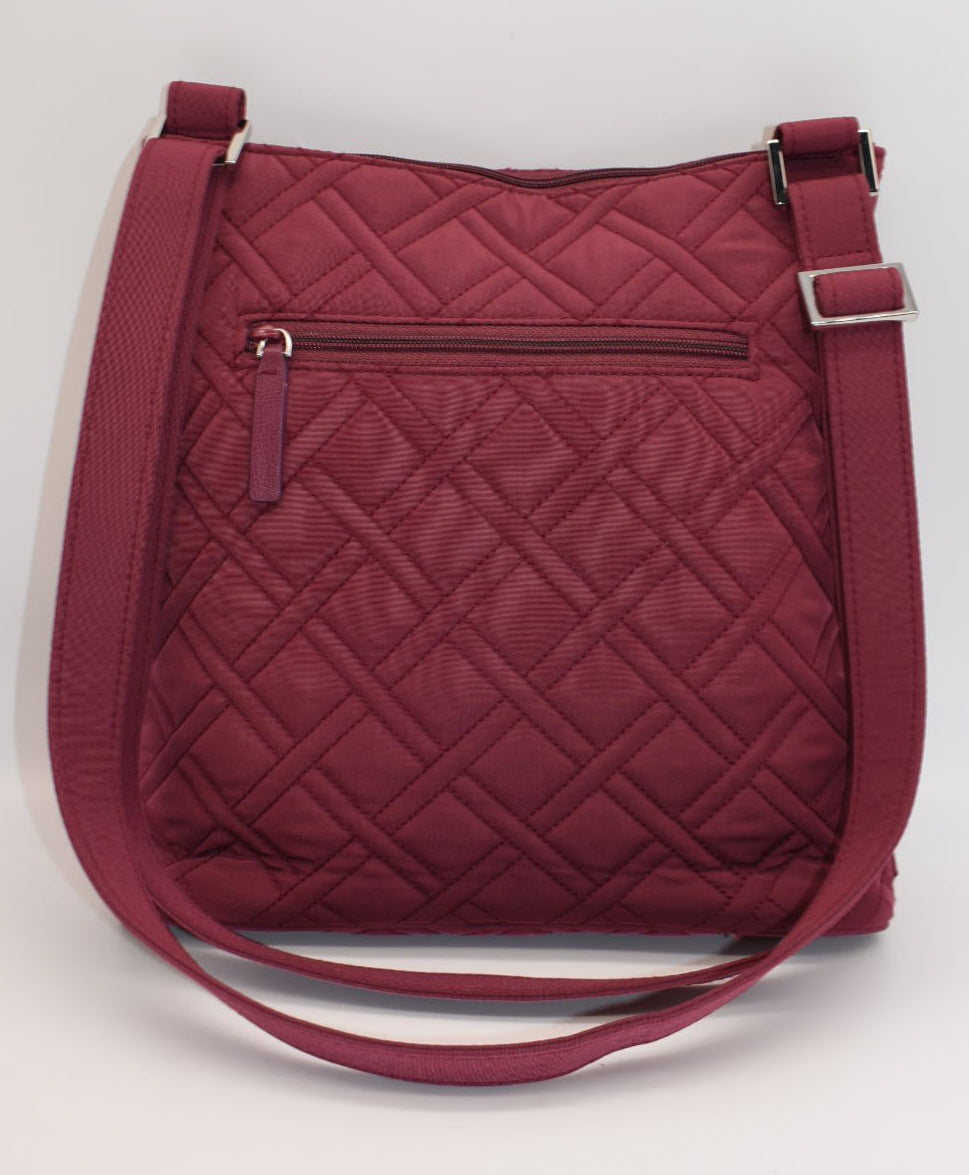 Vera Bradley Hipster Crossbody Bag in "Burgundy Wine"