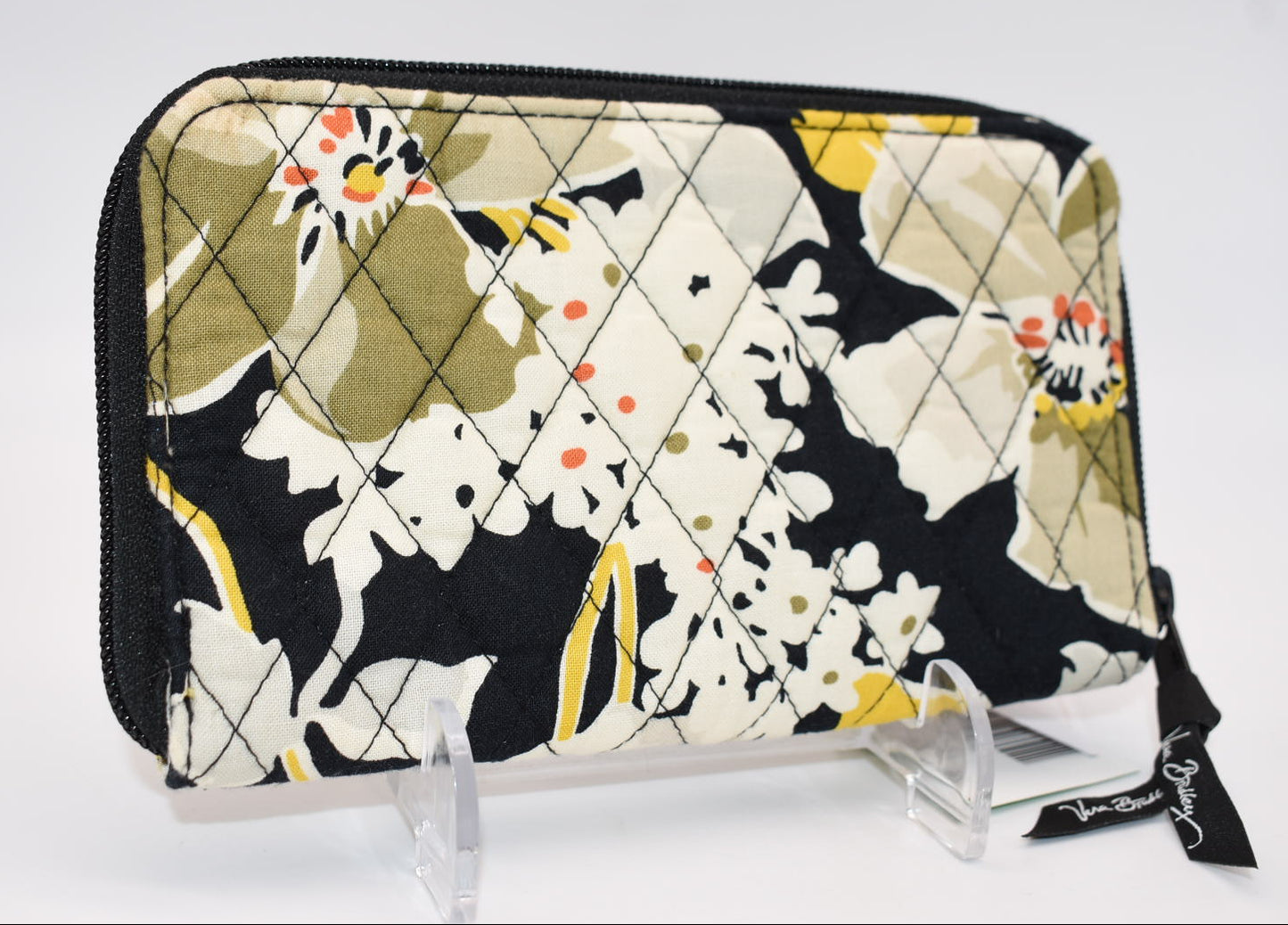 Vera Bradley Zip-Around Wallet in "Dogwood" Pattern