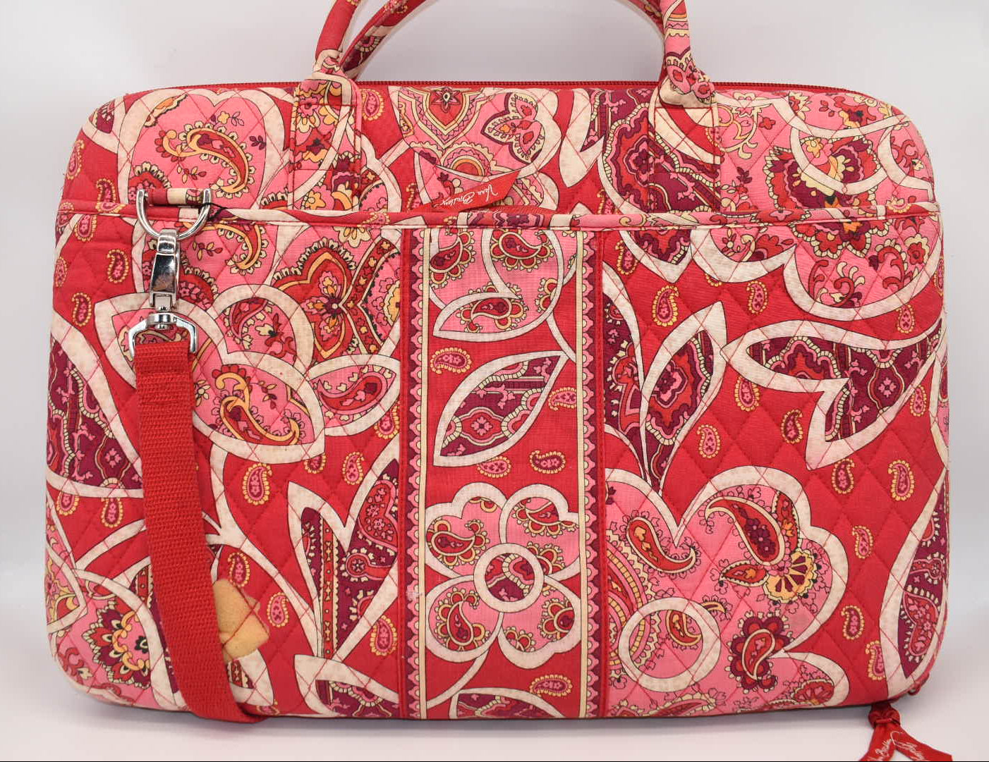 Vera Bradley 17" Hardshell Laptop Bag in "Rosy Posies" Pattern