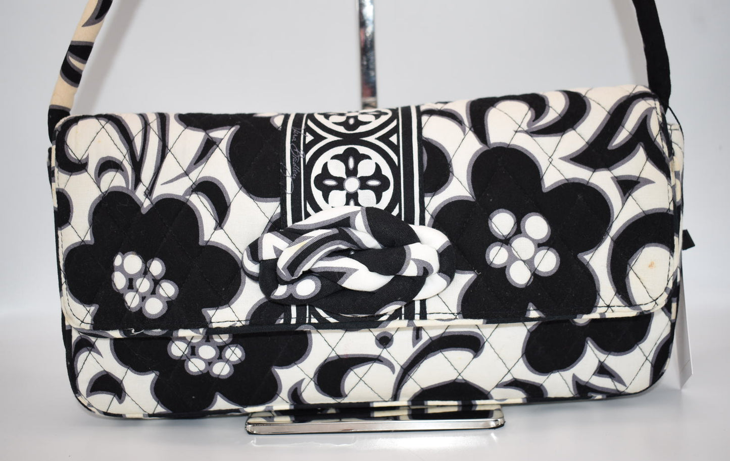 Vera Bradley "Knot Just a Clutch" Shoulder Bag in "Day & Night" Pattern