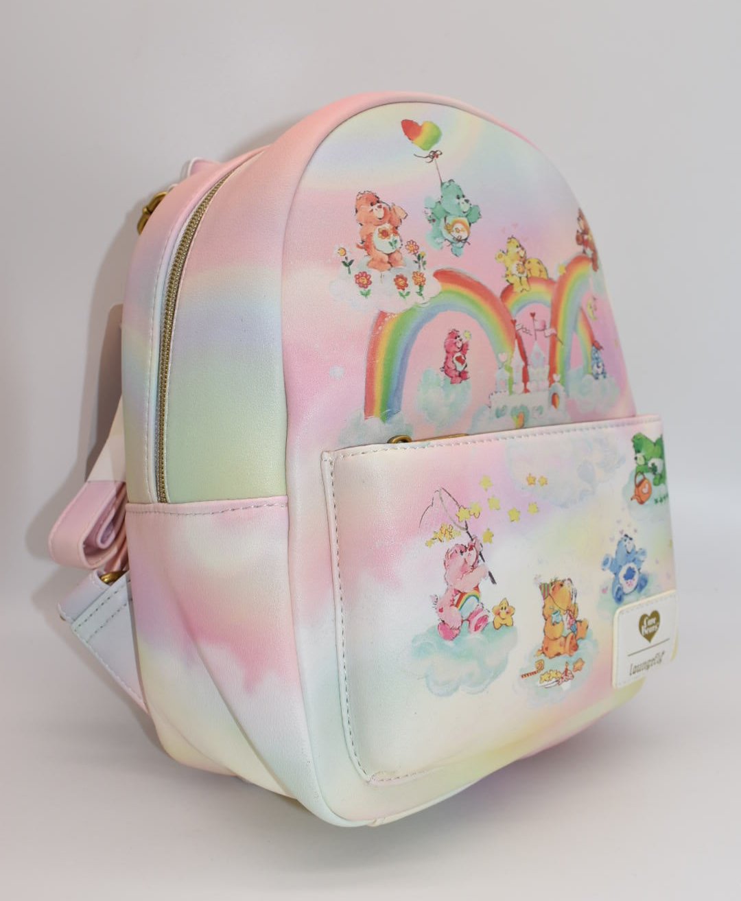 care bears loungefly mini backpack Loungefly Care Bears Rainbow Tie-Dye Mini Backpack