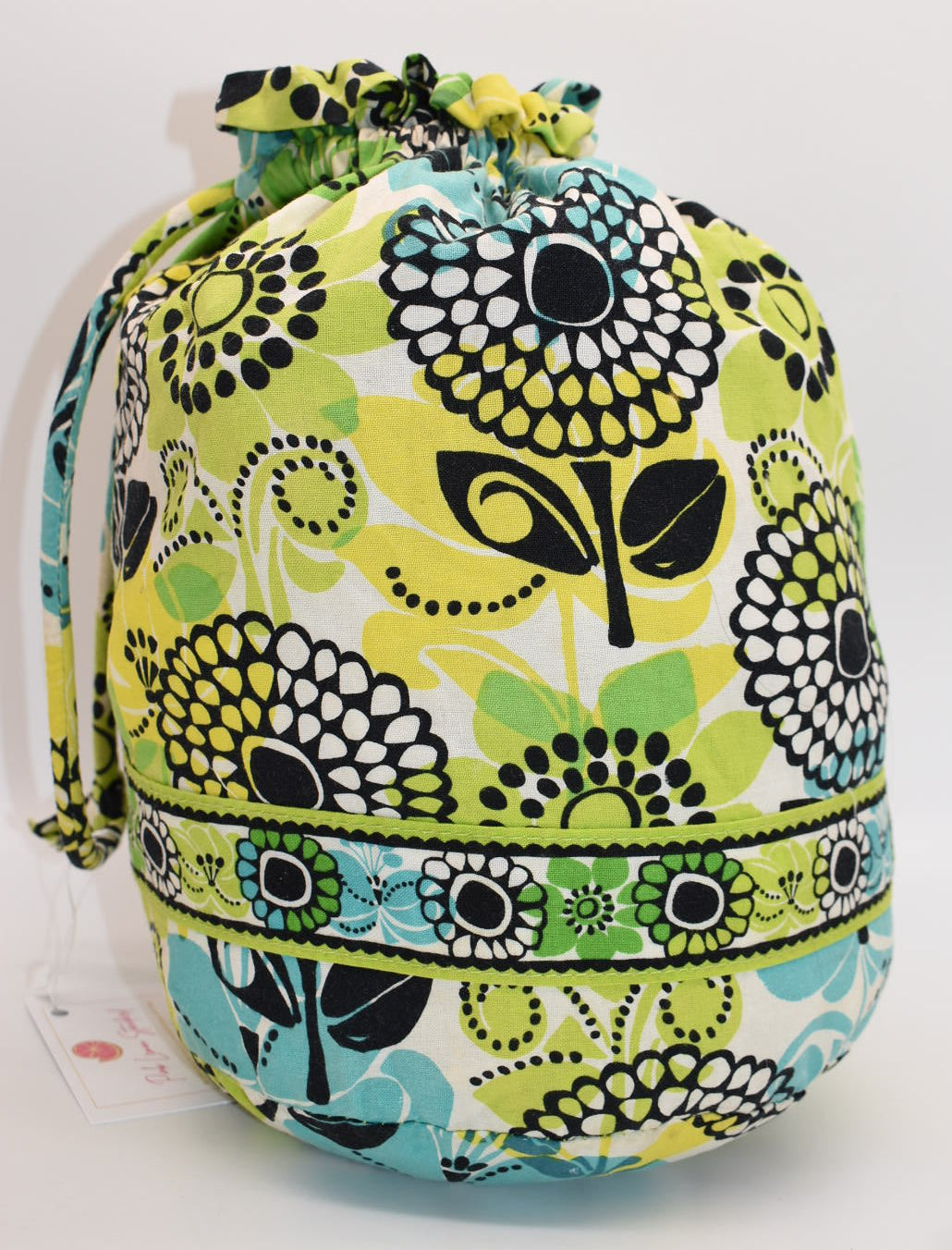 Vera Bradley Ditty Bag in "Limes Up" Pattern