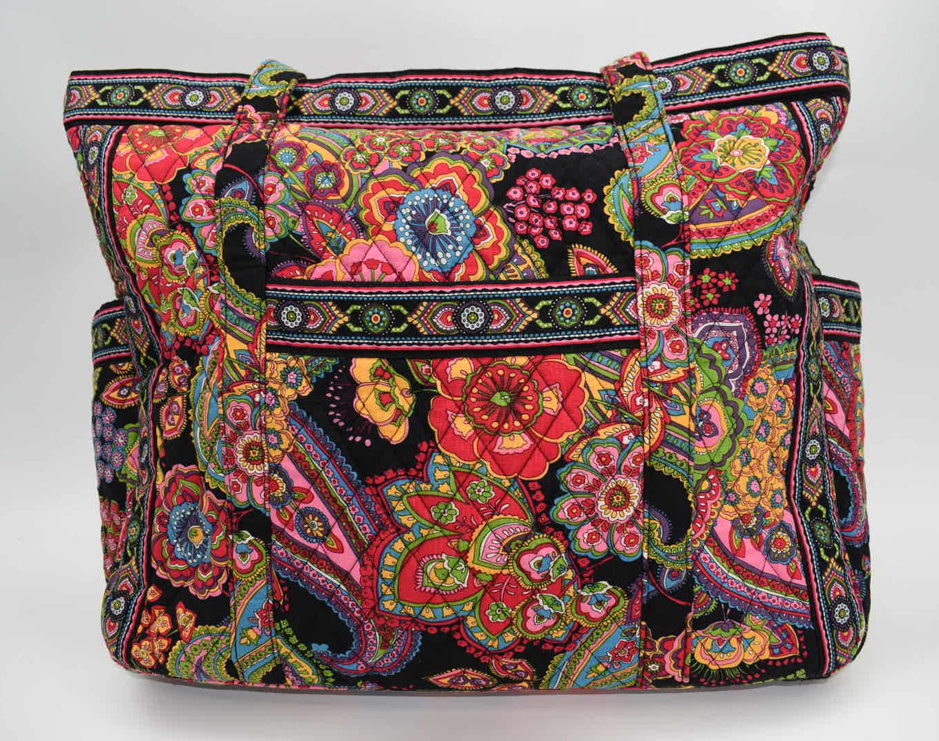 Vera Bradley Get Carried Away Travel Tote Bag in "Symphony in Hue" Pattern