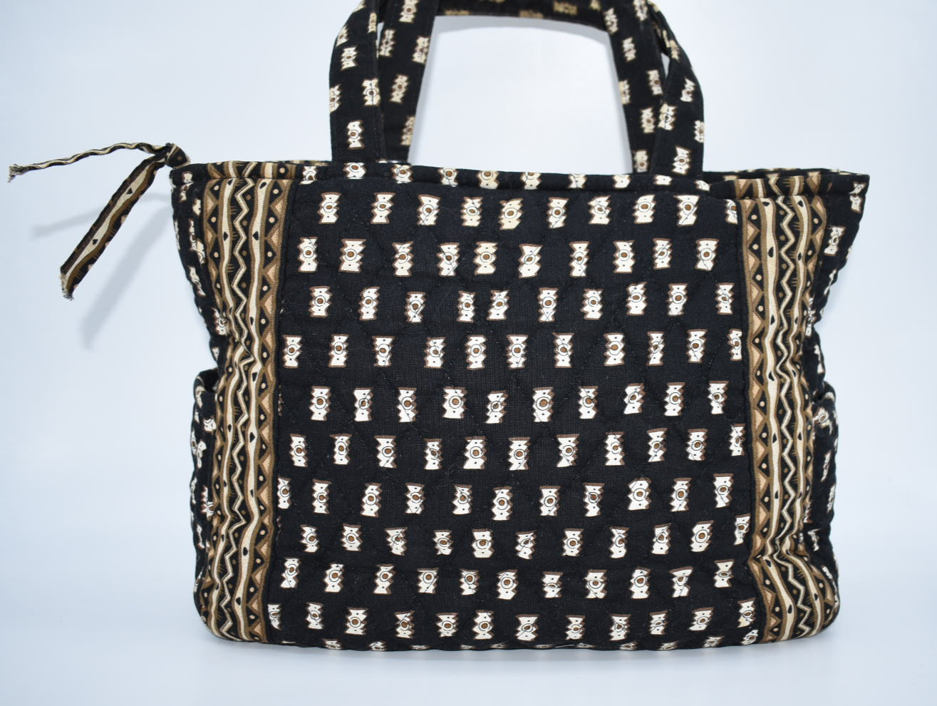 Vera Bradley Quilted Cotton Tote Bag in "Zebras-2001" Pattern