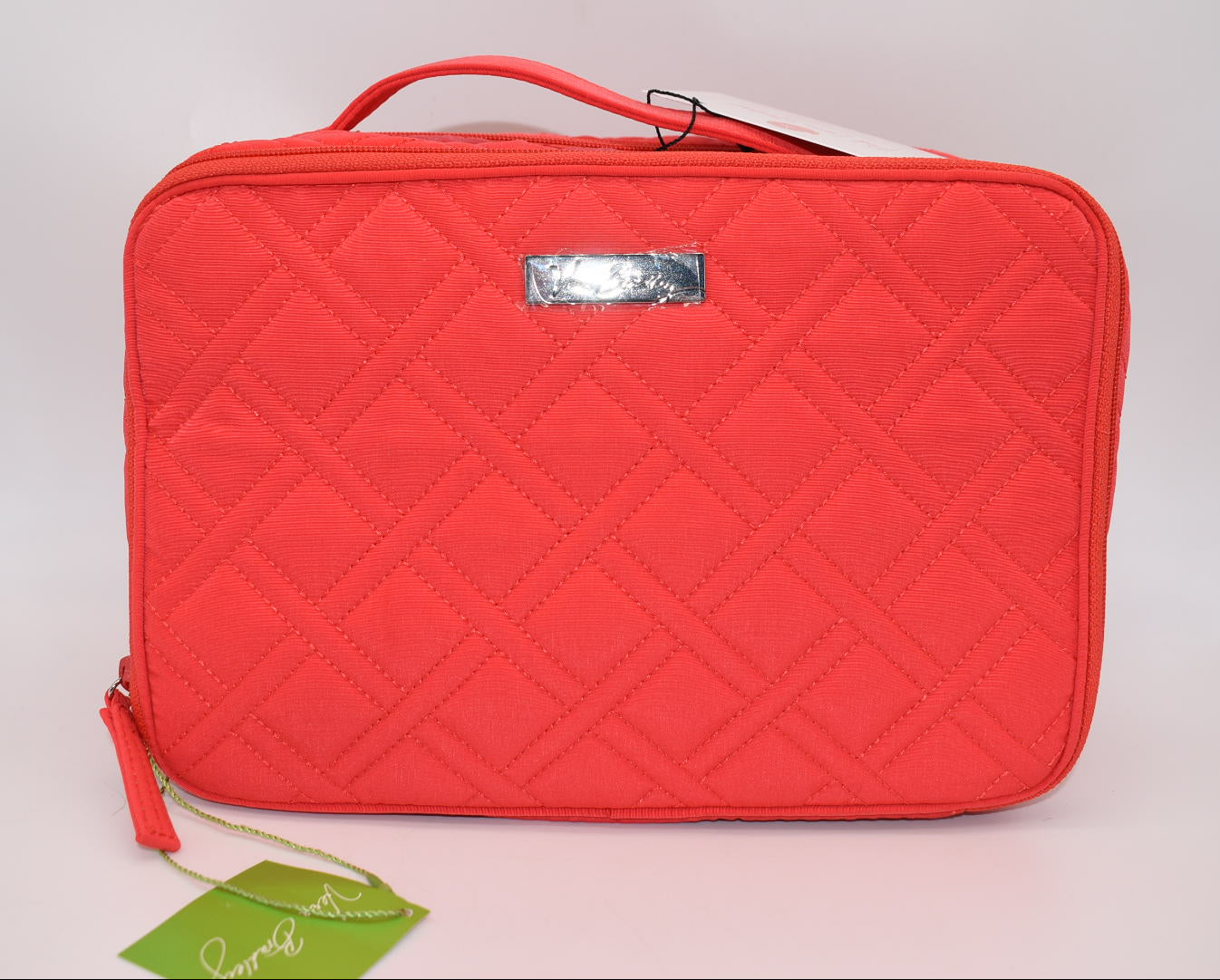 Vera Bradley Large Microfiber Blush & Brush Cosmetic Bag in "Canyon Sunset"