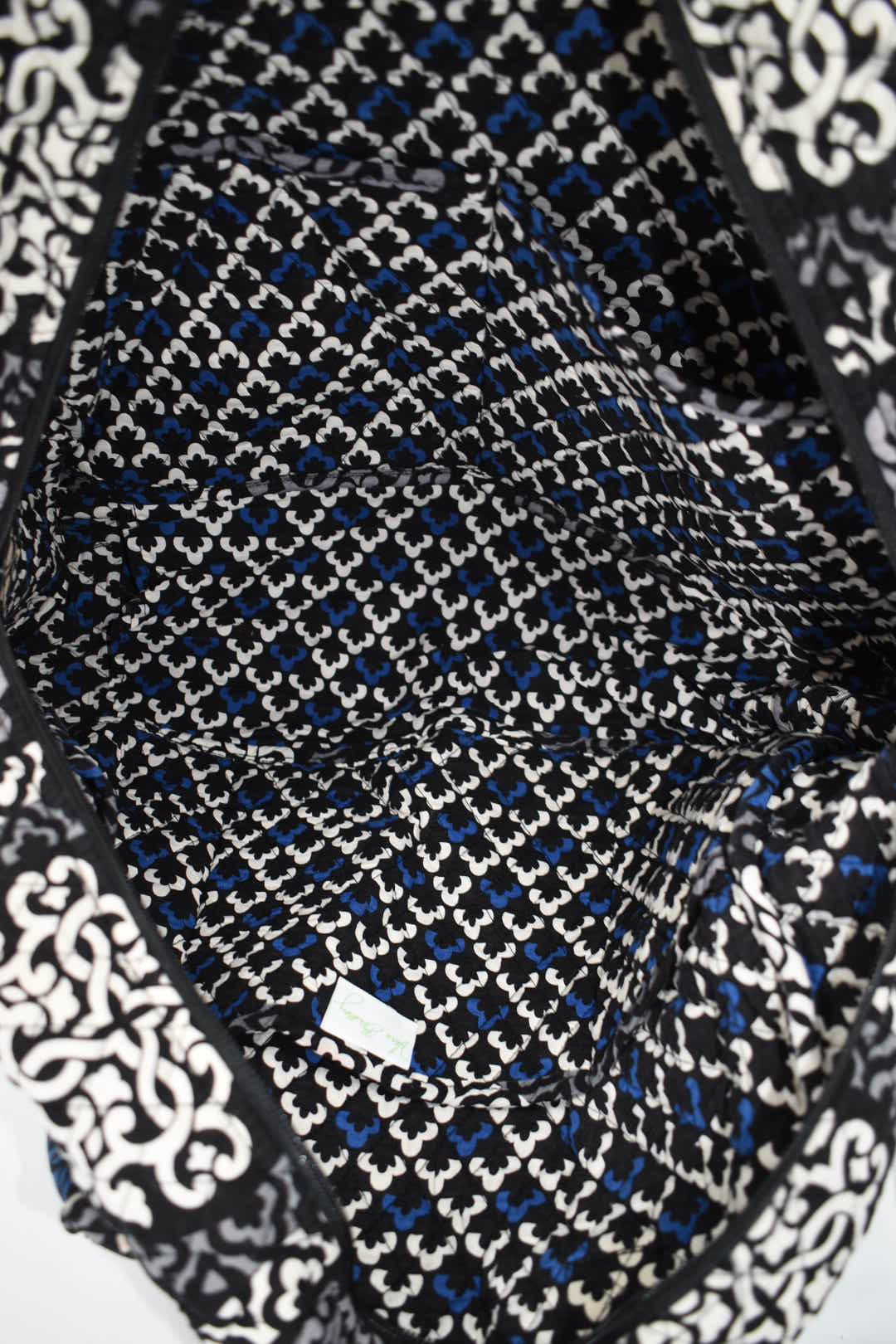 Vera Bradley Weekender Travel Bag in "Cobalt Canterberry" Pattern