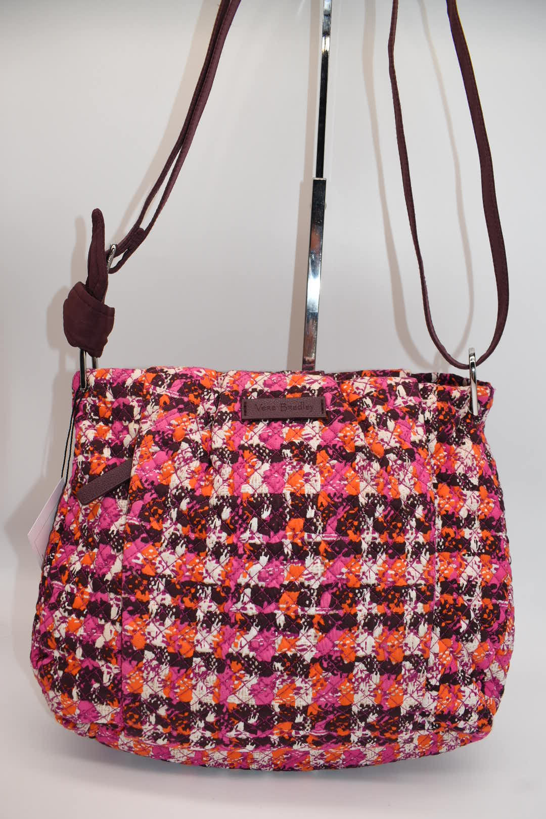 Vera Bradley Hadley Crossbody Bag in "Houndstooth Tweed" Pattern