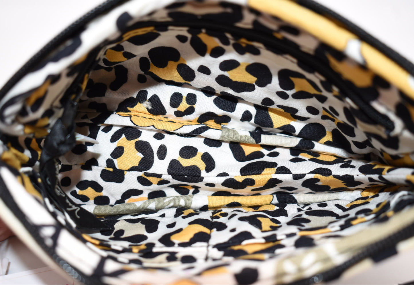 Vera Bradley Quilted Cotton Wristlet/ Mini Bag in "Go Wild" Pattern