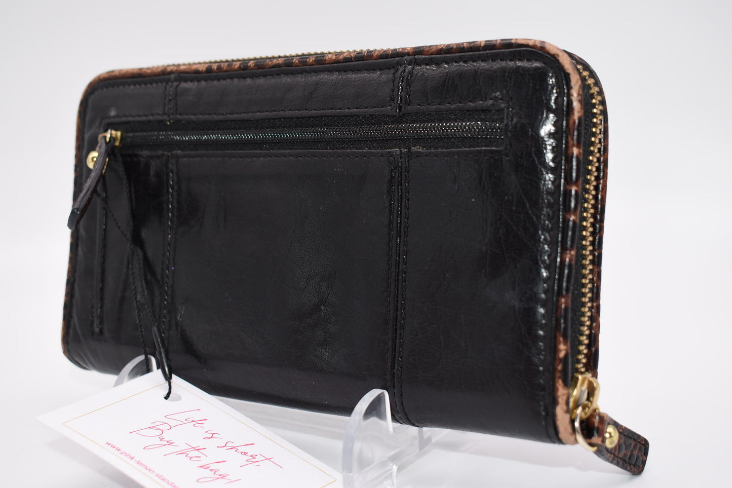 Vintage Brahmin Suri Wallet in Tuscan Black