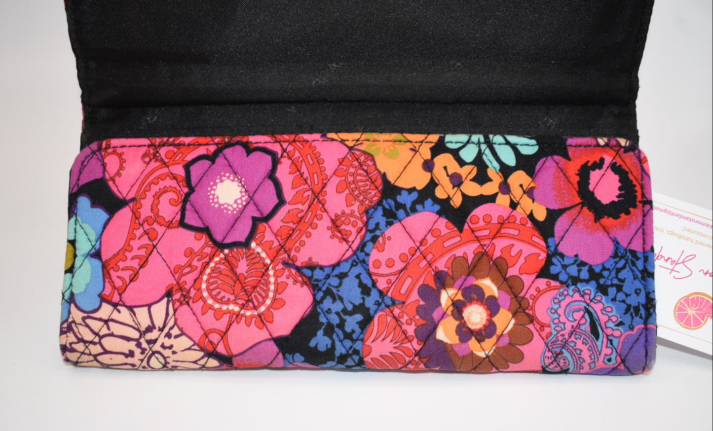 Vera Bradley Trifold Wallet in "Floral Fiesta" Pattern