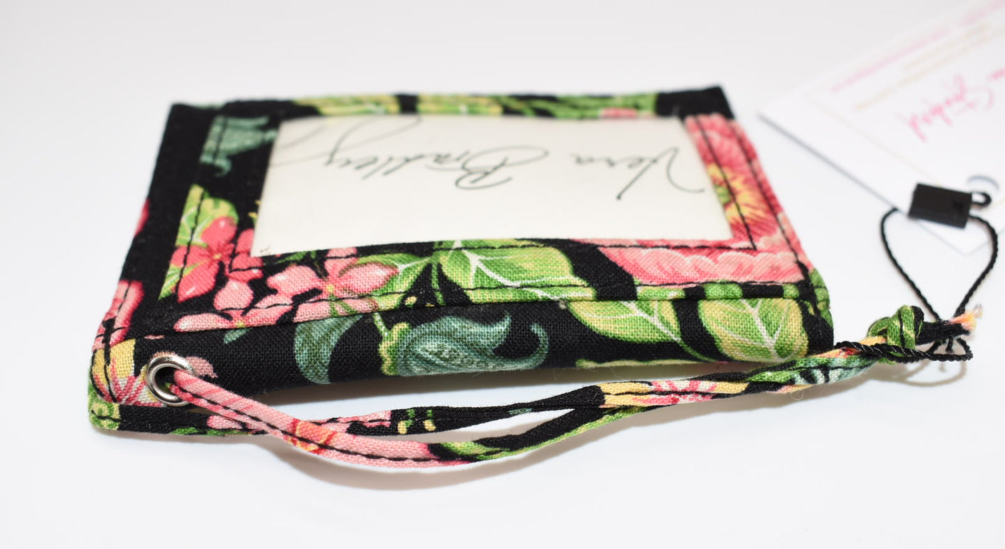 Vera Bradley Luggage Tag in "Botanica" Pattern