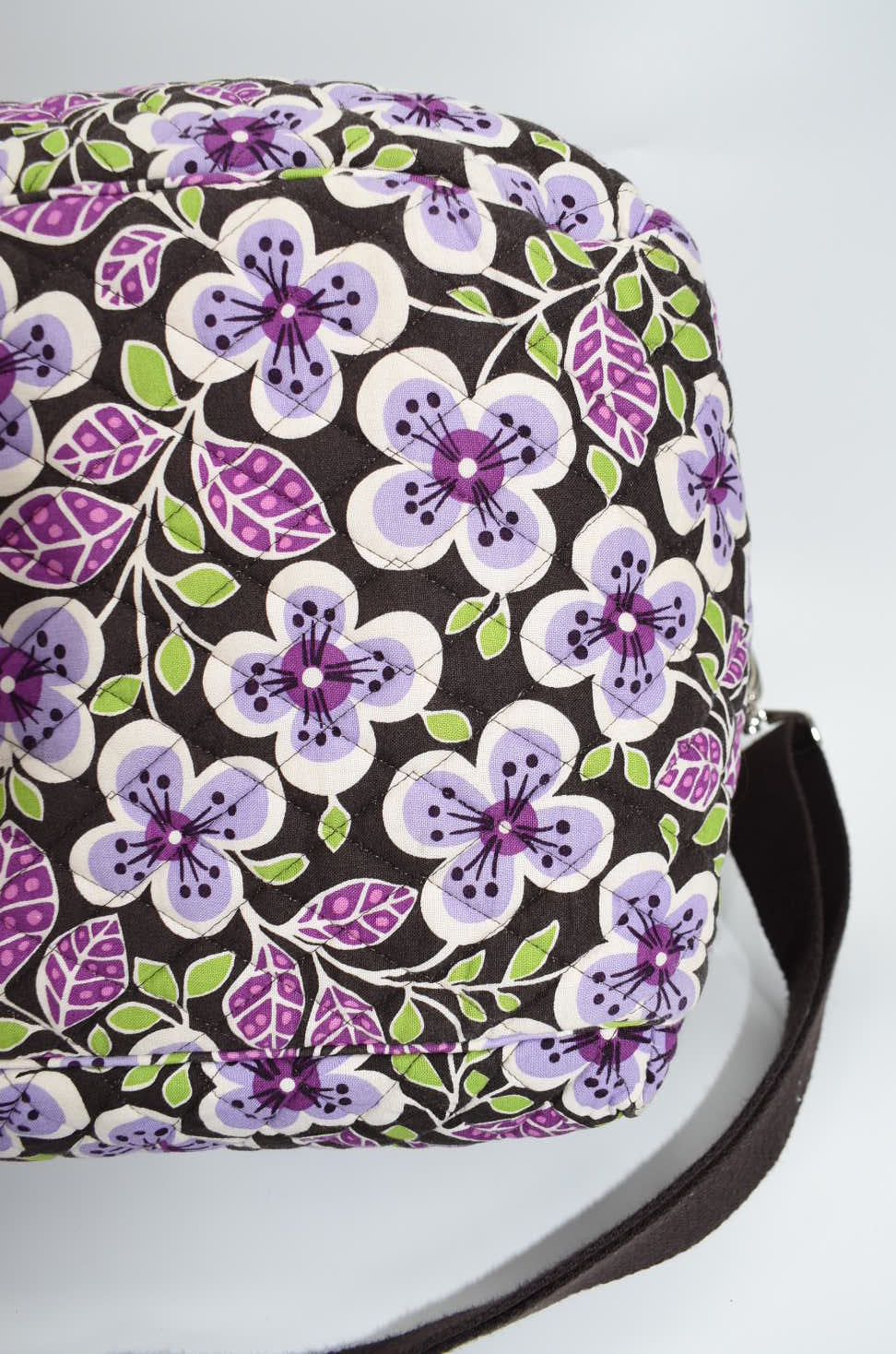 Vera Bradley Weekender Travel Bag in "Plum Petals" Pattern