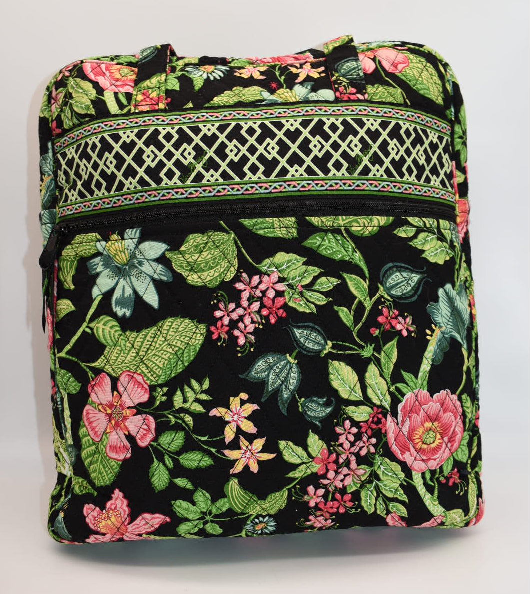 Vera Bradley Commuter / Work Tote Bag in "Botanica" Pattern