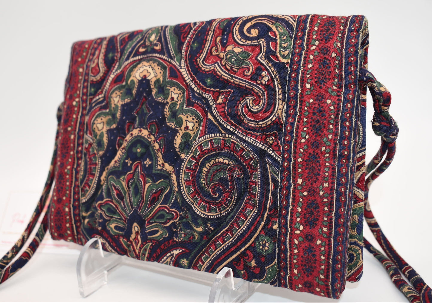 Vintage Vera Bradley Elite Crossbody in "Medallion-1995" Pattern