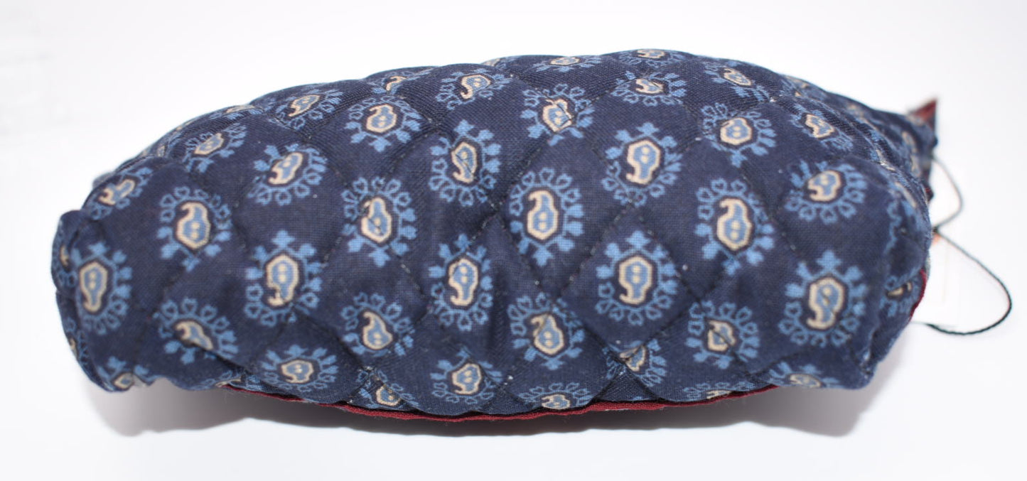 Vera Bradley Medium Cosmetic Bag in "Classic Navy - 1997" Pattern