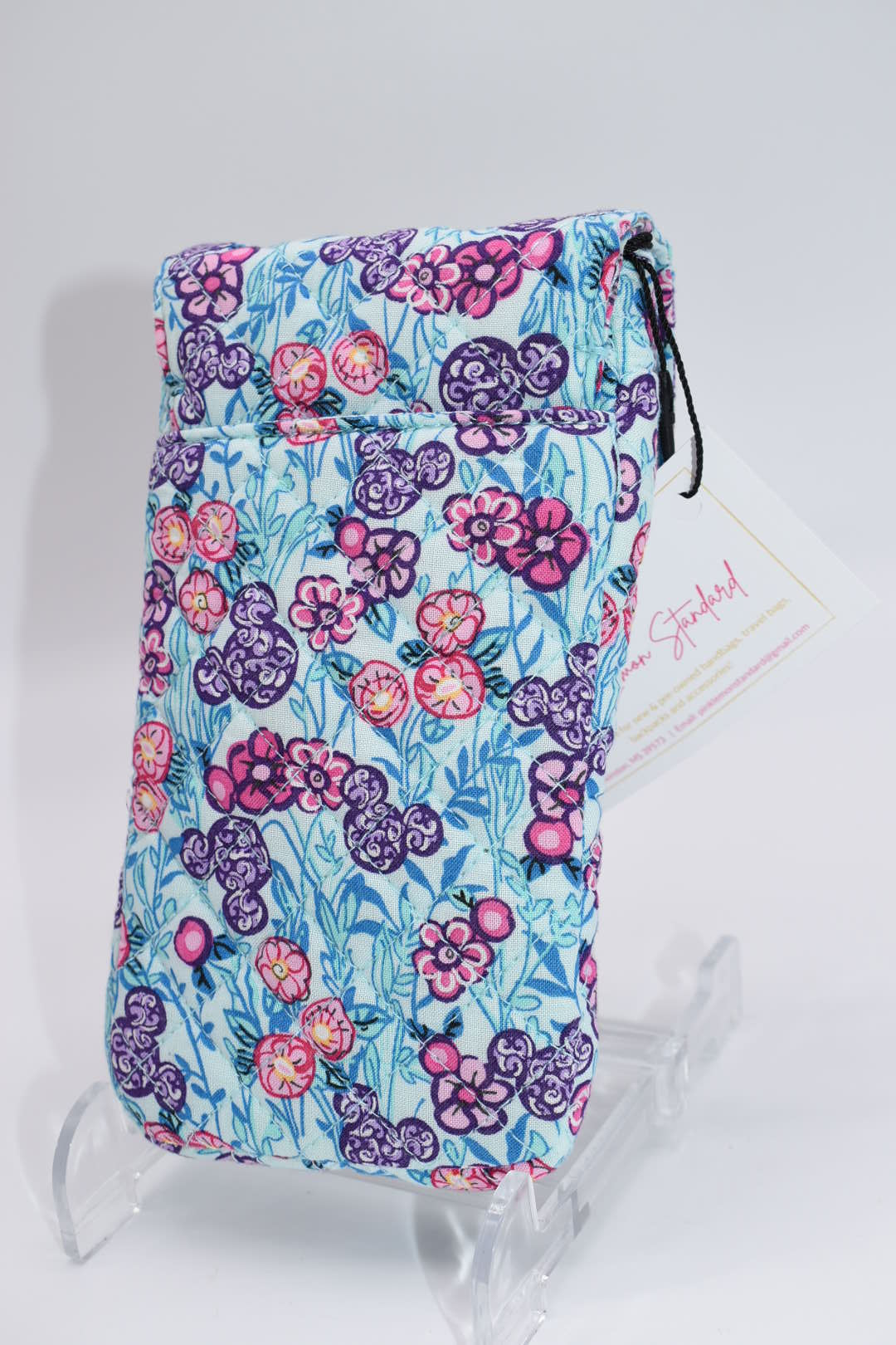 Vera Bradley Carson Cellphone Crossbody Bag in Mickey's Colorful Meadow