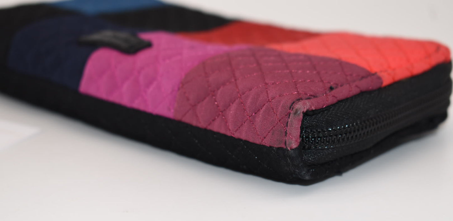 Vera Bradley Accordion Wallet in "Winter Patchwork" Pattern