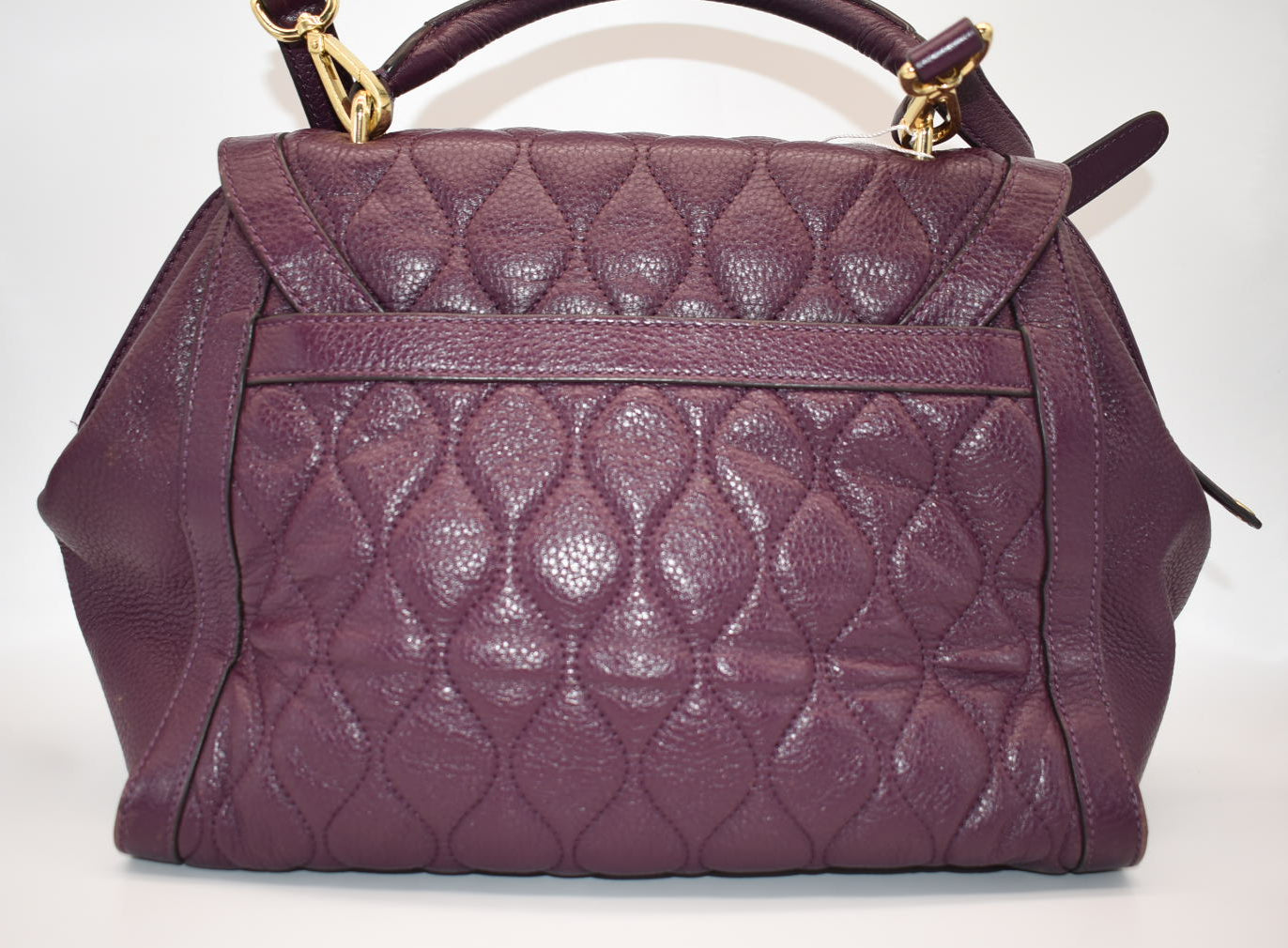 Vera Bradley Quilted Leather Stella Satchel Bag