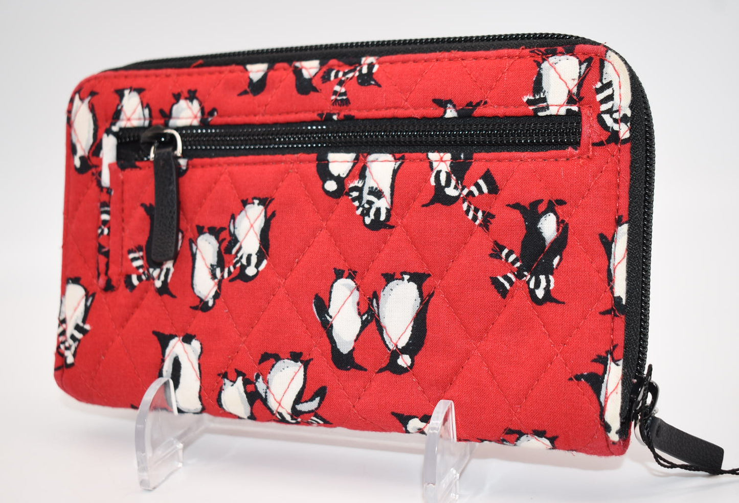 Vera Bradley Turnlock Wallet in "Playful Penguins" Pattern