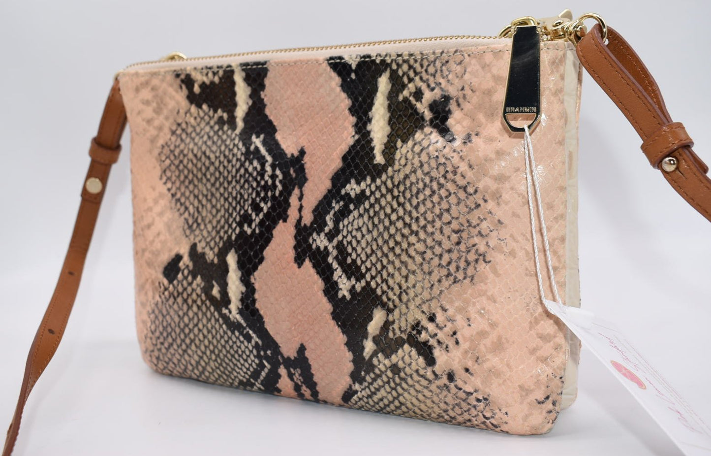 Brahmin Perri Crossbody Bag in "Rose Solstice"