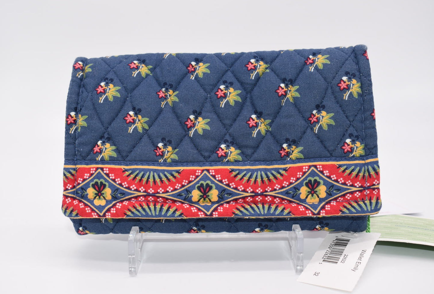 Vera Bradley Strap Crossbody Wallet in "Emily -2004" Pattern