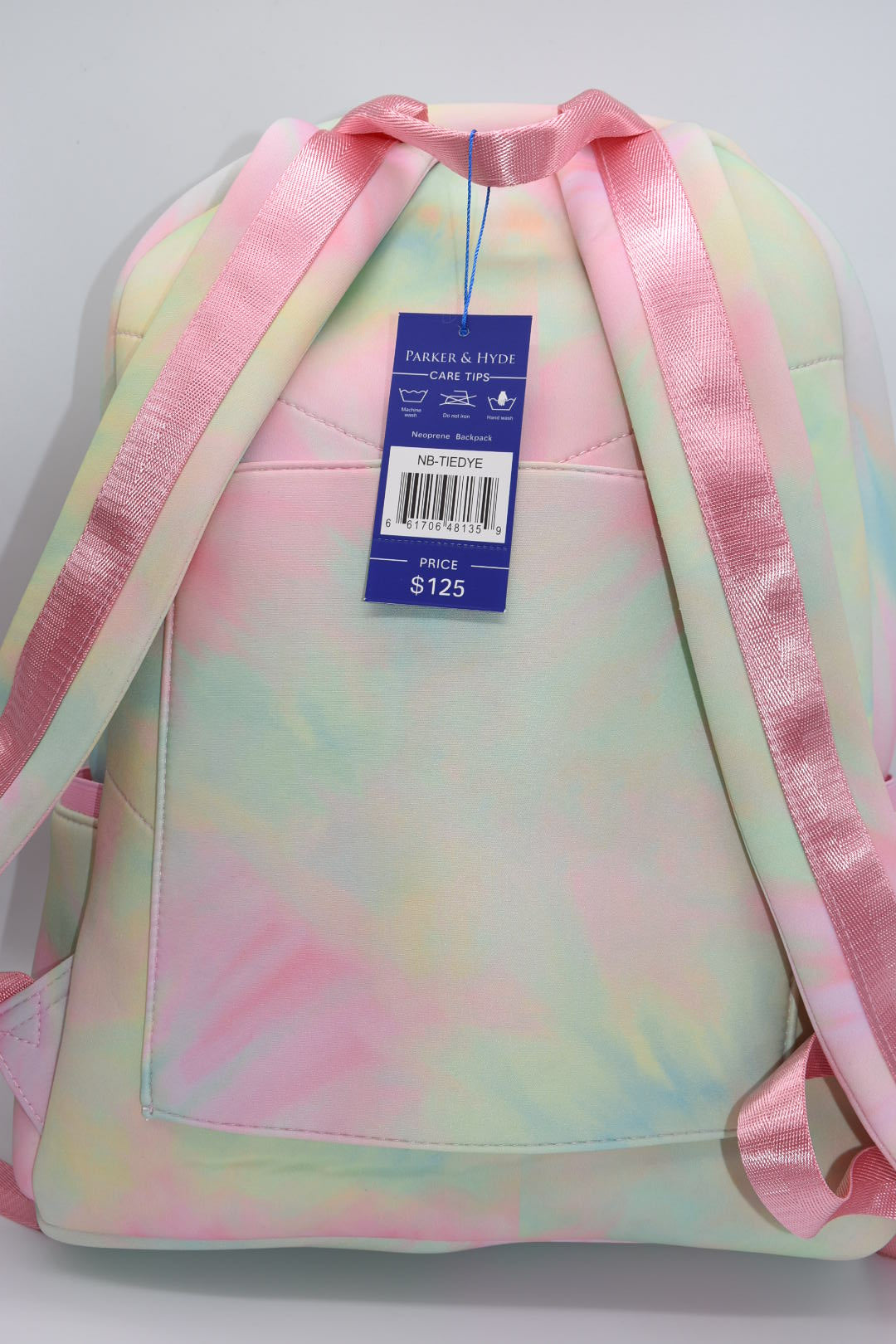 Parker & Hyde Large Tie Dye Neoprene Backpack