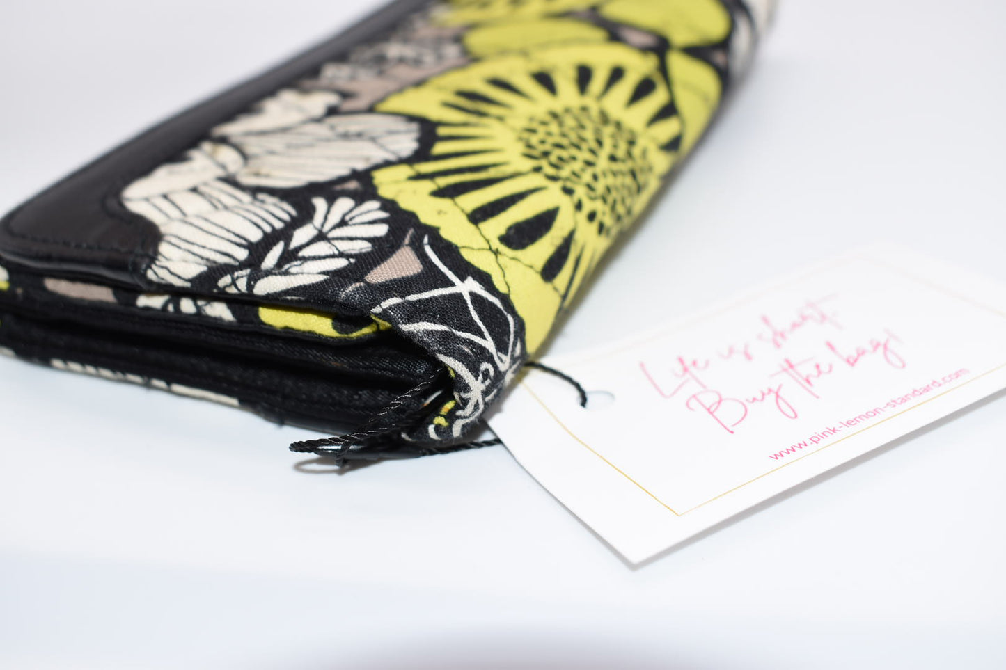 Vera Bradley Trimmed Wallet in "Citron" Pattern