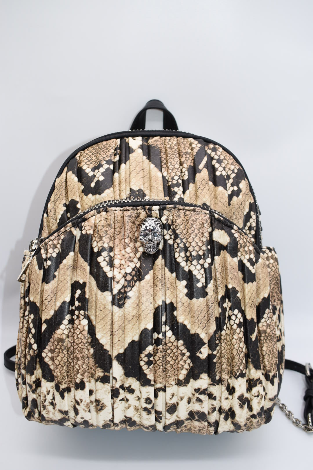 Betsey Johnson Slithering Skull Backpack