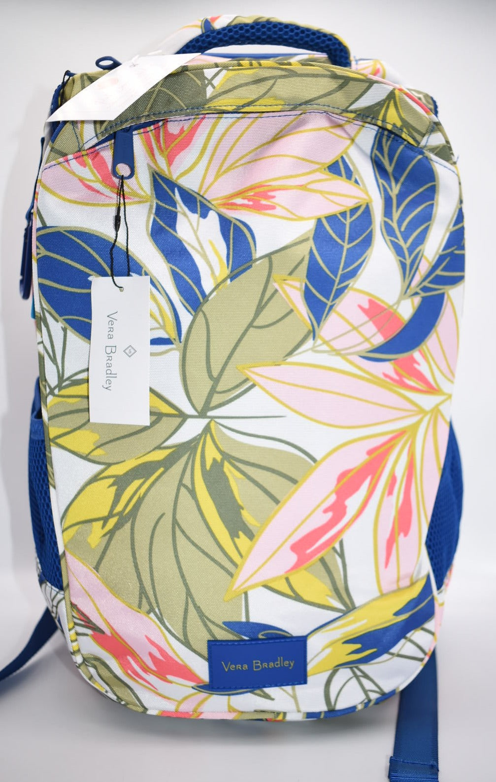 Vera Bradley Reactive Grand Backpack in "Rain Forest Leaves" Pattern