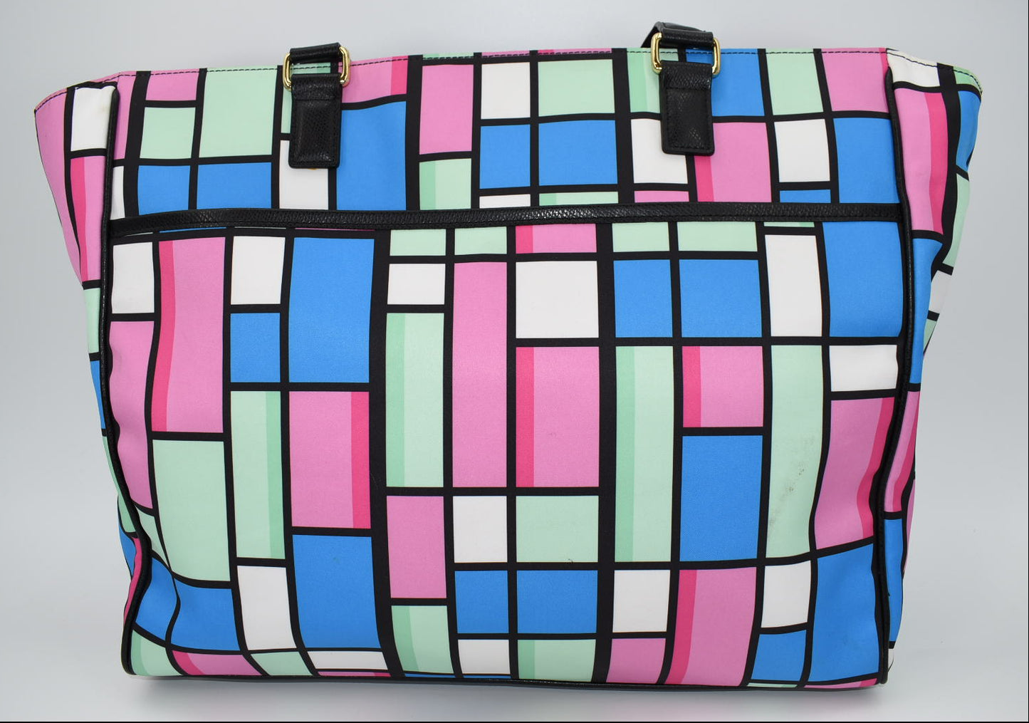 Vera Bradley Uptown Baby Diaper Tote Bag in "Exotic Floral Grid" Pattern