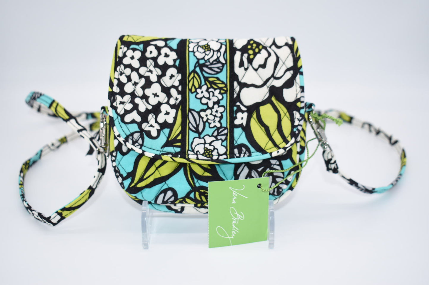 Vera Bradley "Shoot from the Hip" Convertible Crossbody Bag in Island Blooms