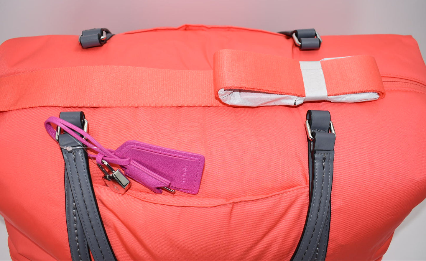 Vera Bradley Large Travel Midtown Bag in "Coral Reef" Pattern