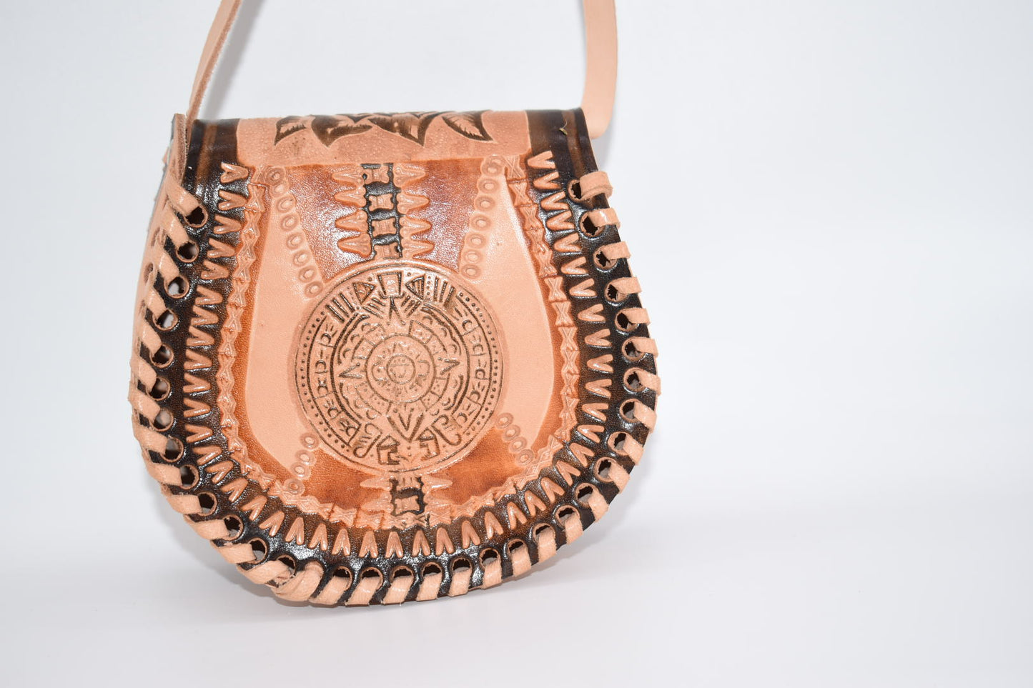Bolsa De Piel - Leather Mini Shoulder Bag/ Crossbody
