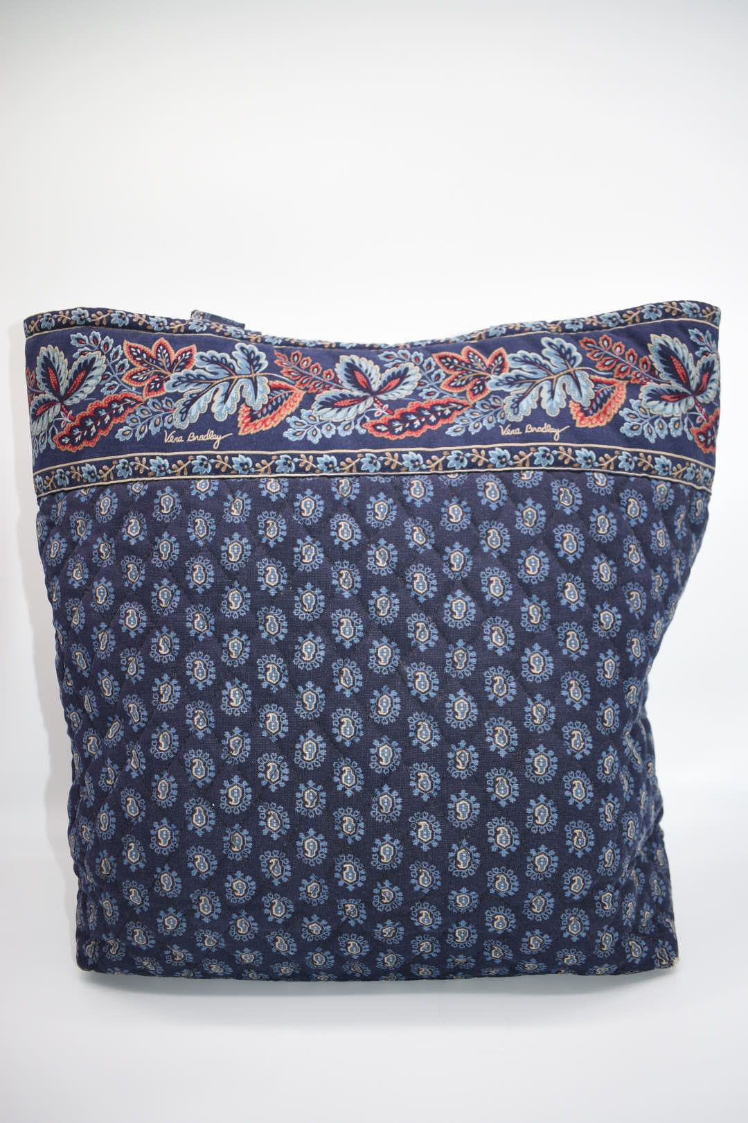 Vera Bradley Tote Bag in "Classic Navy -1998" Pattern
