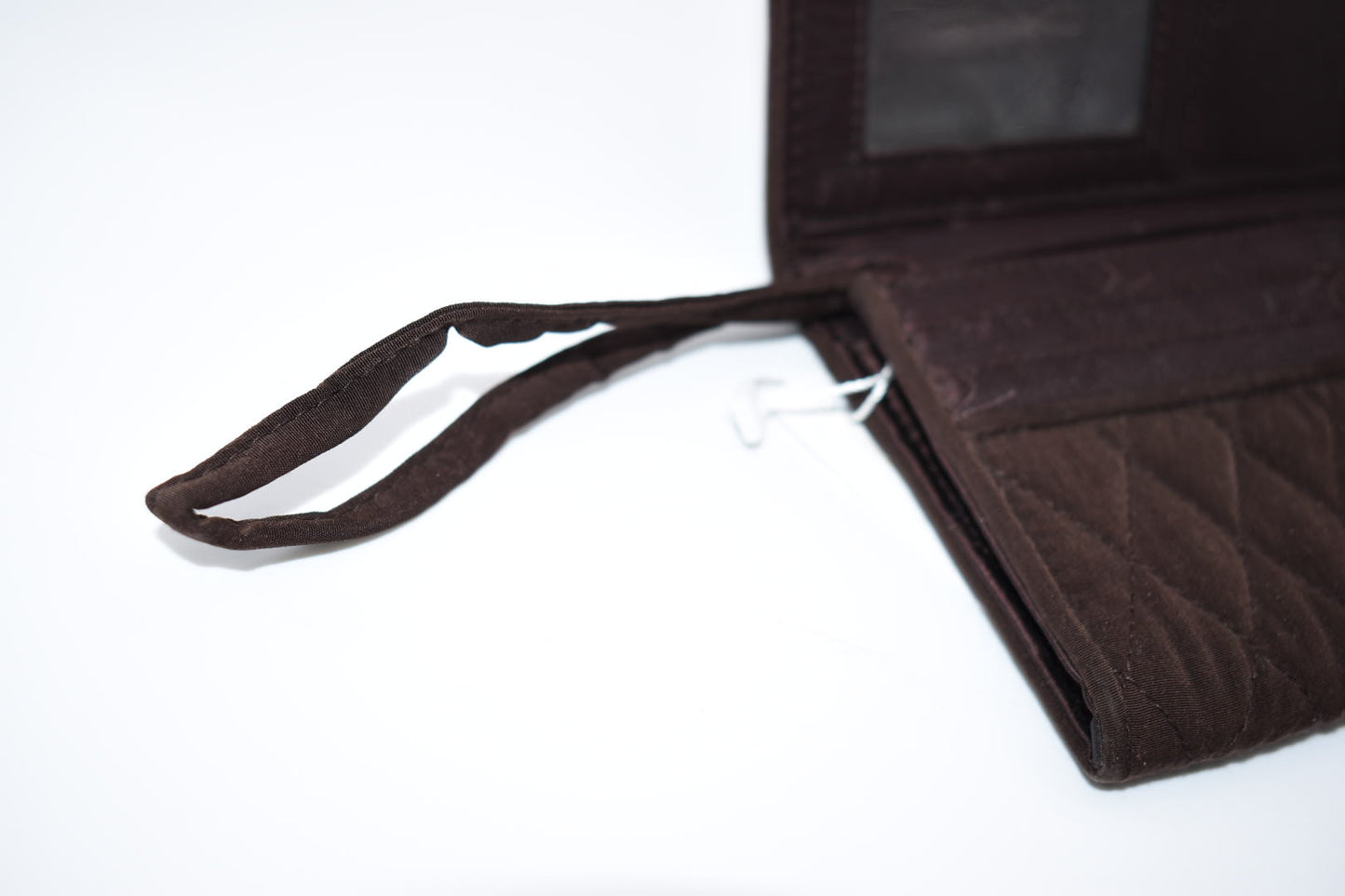 Vera Bradley Microfiber Wallet in "Espresso"