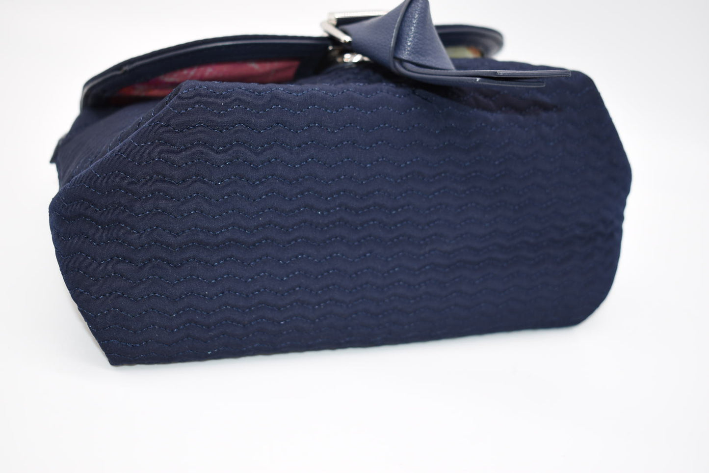 Vera Bradley Carson Mini Crossbody Bag in Microfiber Classic Navy