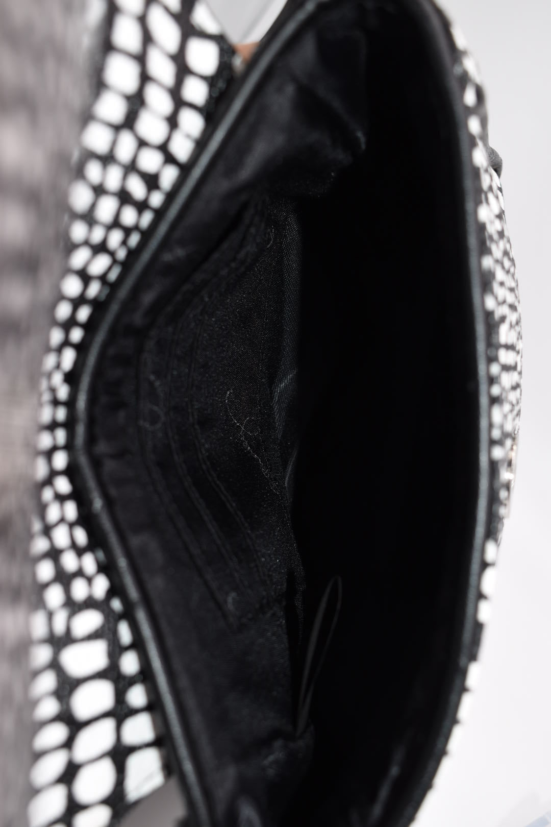 Vera Bradley Flap Crossbody in "Midnight Snakeskin"