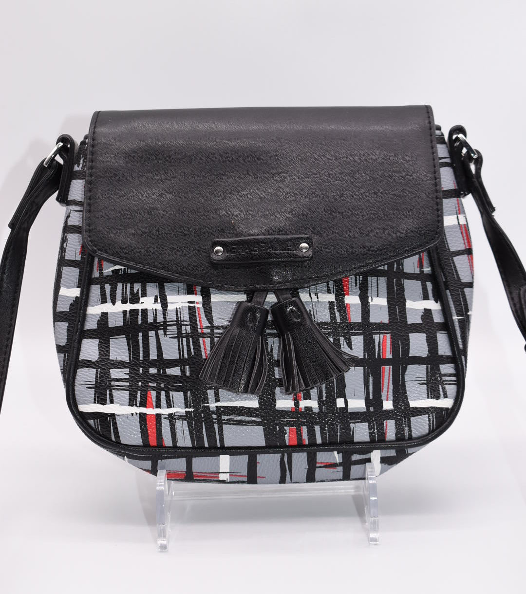 Vera Bradley Flap Crossbody Bag in "Art Plaid" Pattern