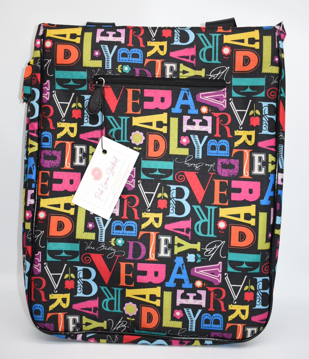 Vera Bradley Laptop Travel Tote Bag in "From A to Vera" Pattern
