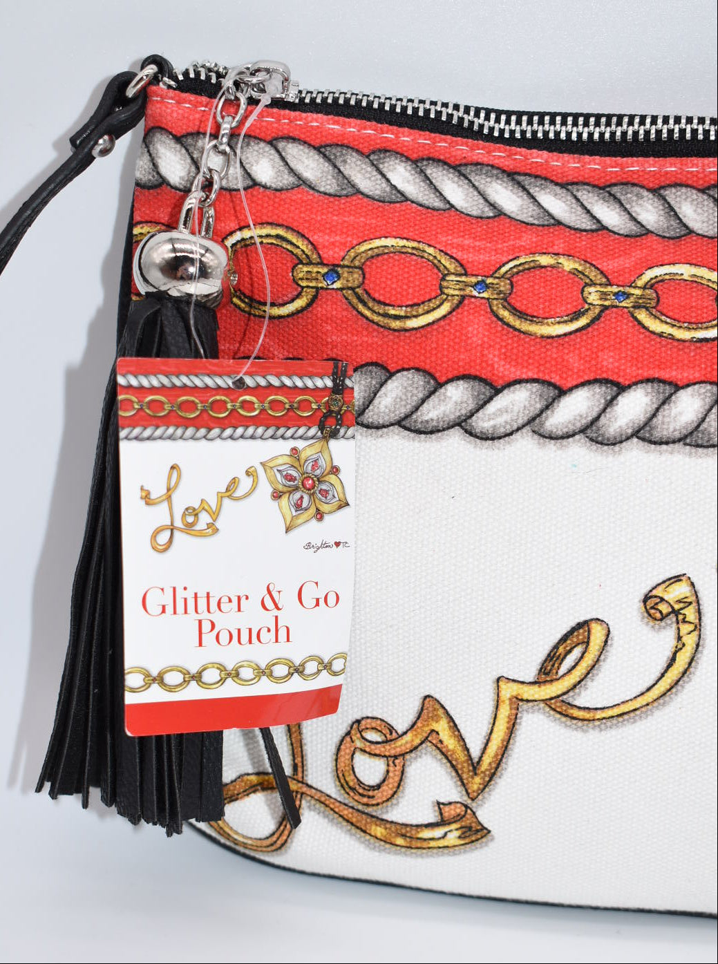 Brighton Glitter & Go Pouch Crossbody Bag - Designed by Tom Clancy
