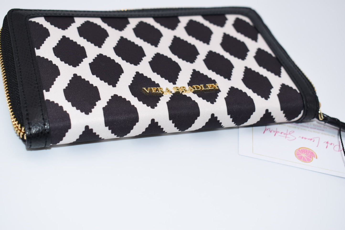 Vera Bradley Accordion Wallet in "Ikat Spots" Pattern