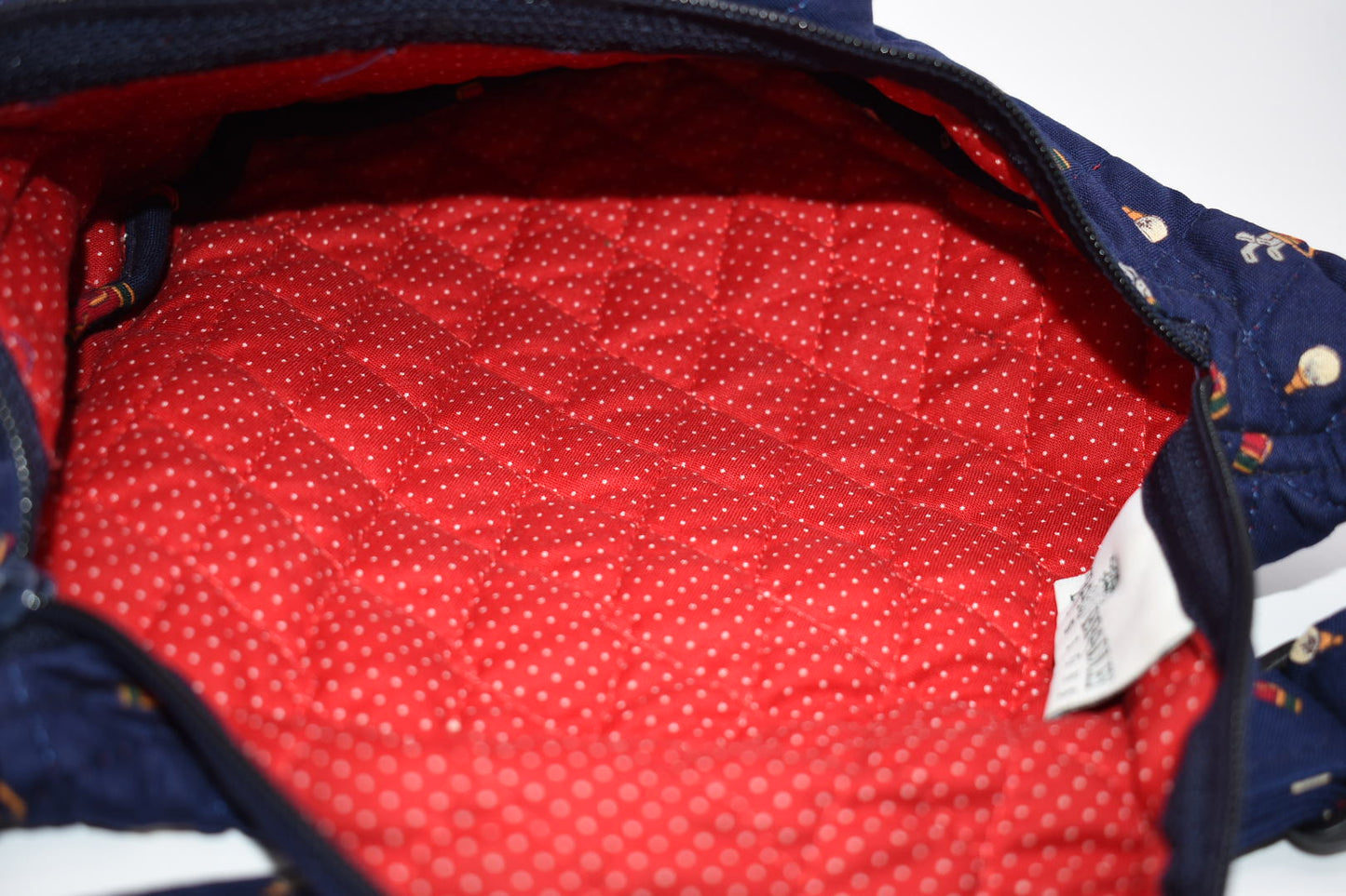 Vintage Vera Bradley Fanny Pack/Belt Bag in "Golf-Navy 1995" Pattern