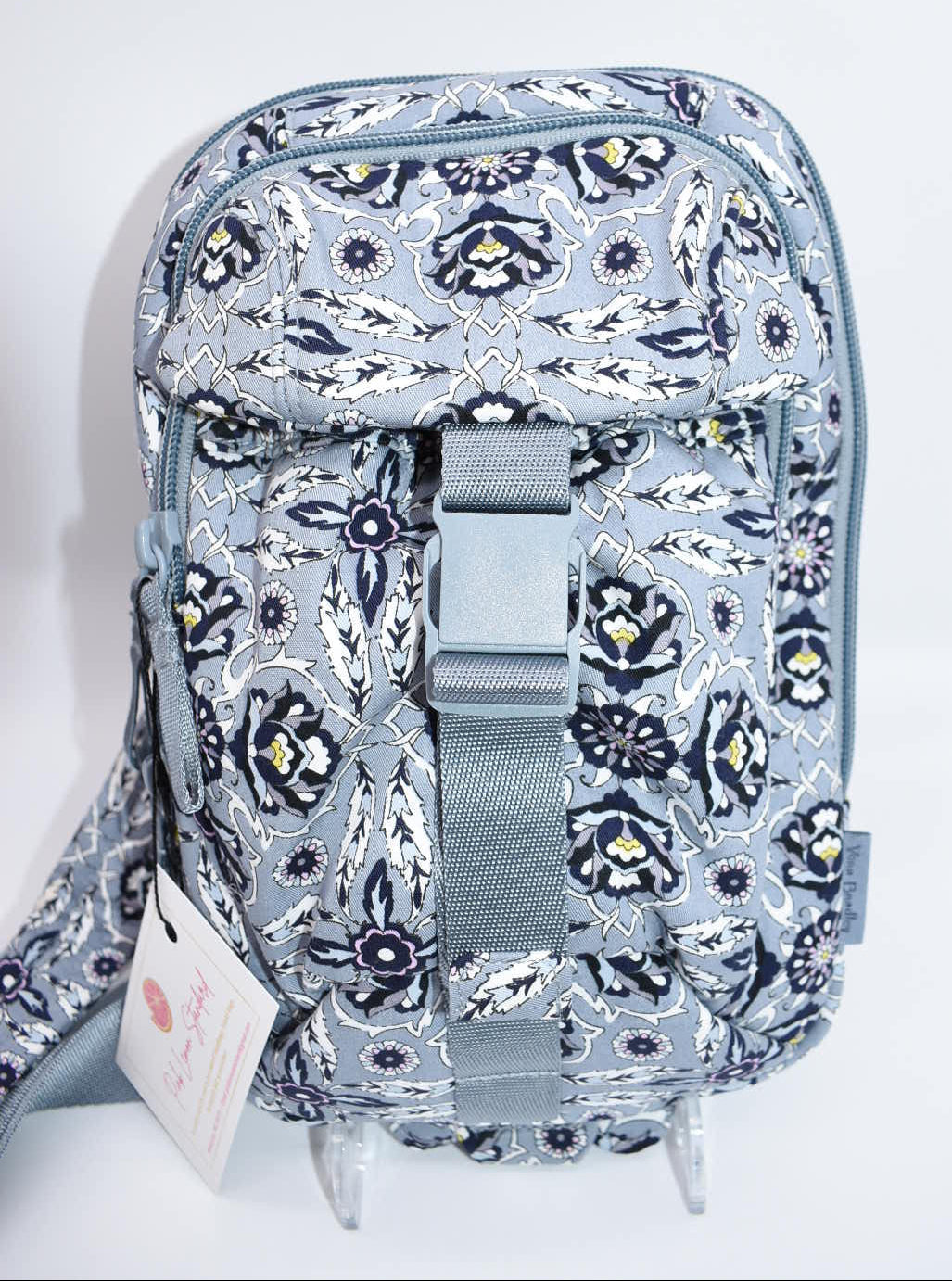 Vera Bradley Utility Sling Backpack in "Plaza Tile" Pattern