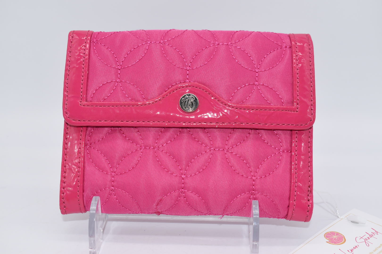 Vera Bradley Hot Pink Trifold Wallet