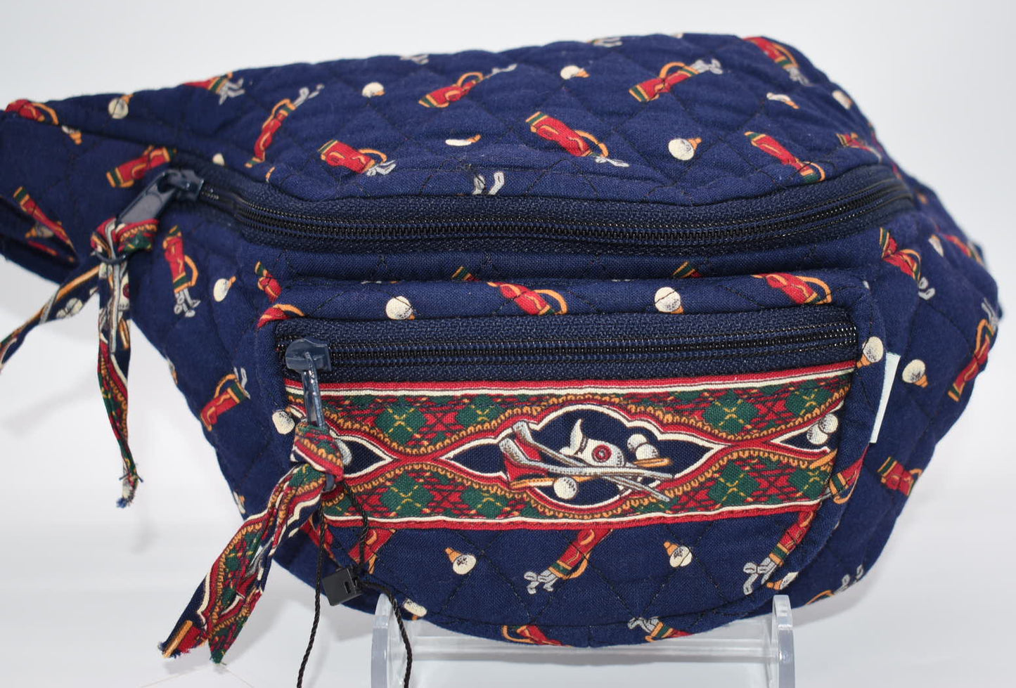 Vintage Vera Bradley Fanny Pack/Belt Bag in "Golf-Navy 1995"