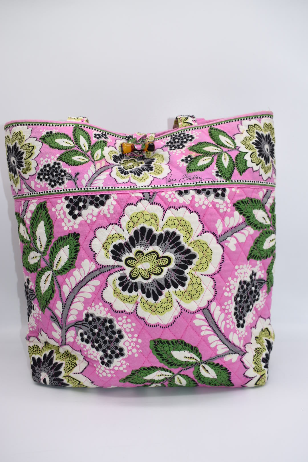 Vera Bradley Tote Bag in "Priscilla Pink" Pattern