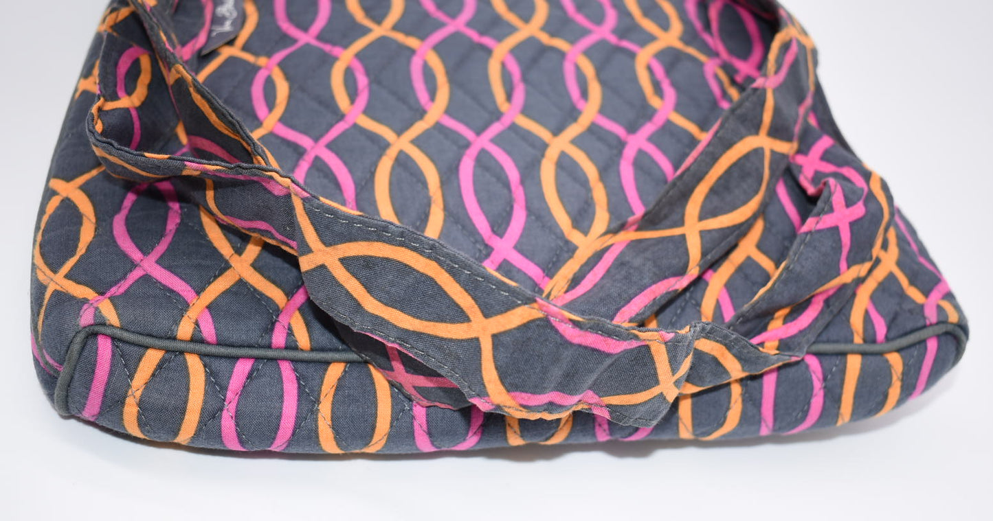 Vera Bradley Hipster Crossbody Bag in "Jazzy Blooms -Opposite" Pattern