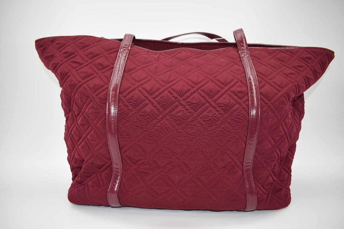 Vera Bradley Trimmed Vera Traveler Tote Bag