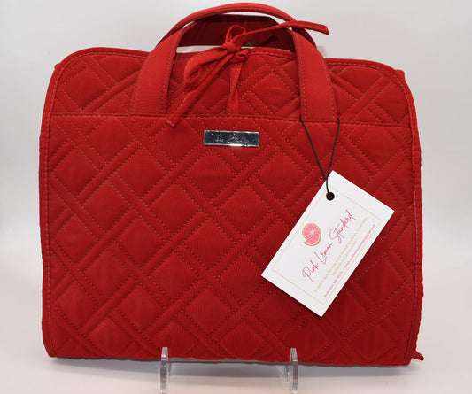 Vera Bradley Hanging Travel Organizer in Microfiber Red